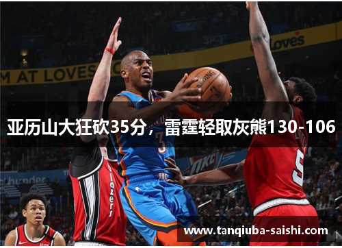 亚历山大狂砍35分，雷霆轻取灰熊130-106